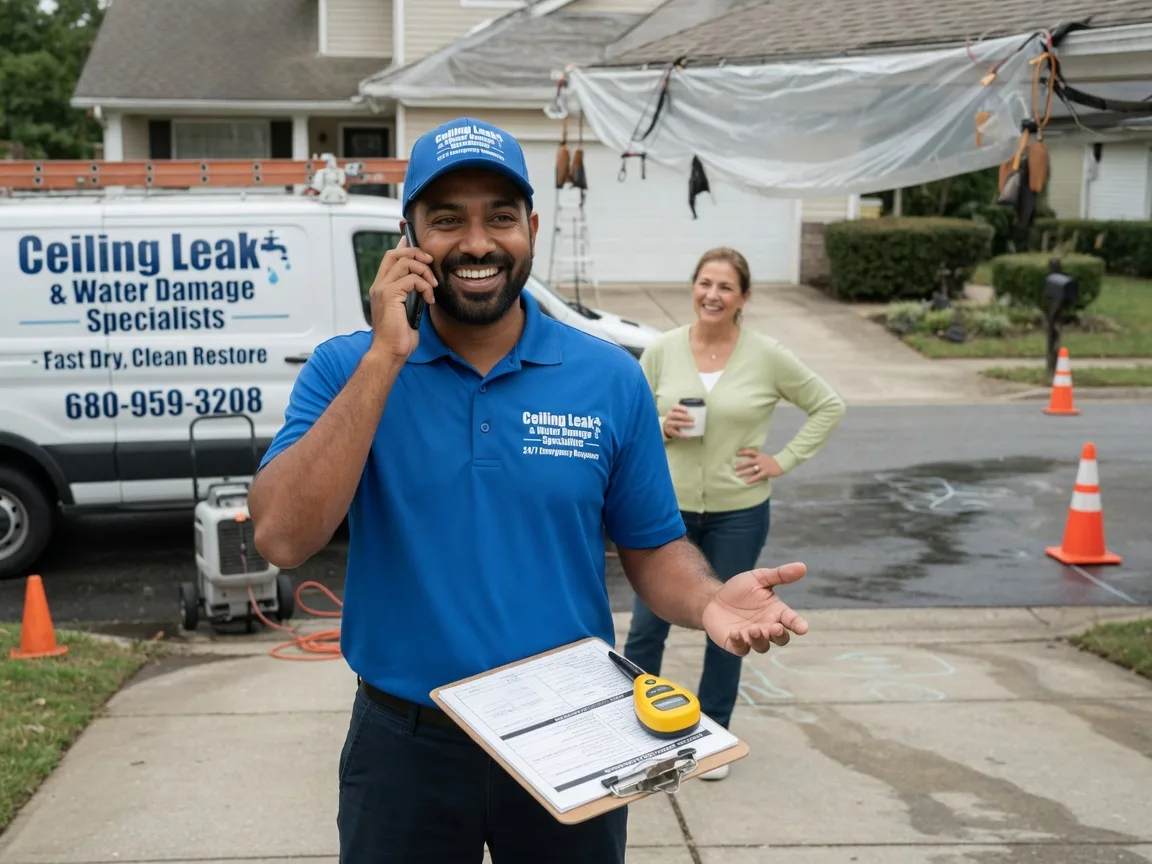 Ceiling Leak Cleanup Woodbury, TN FAQs